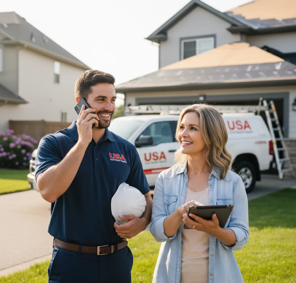 USA Roof Repair Experts customer support in New Hampton